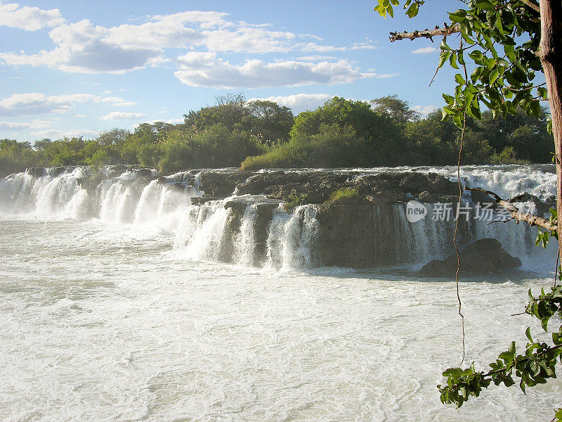 Sioma Falls，赞比亚，非洲